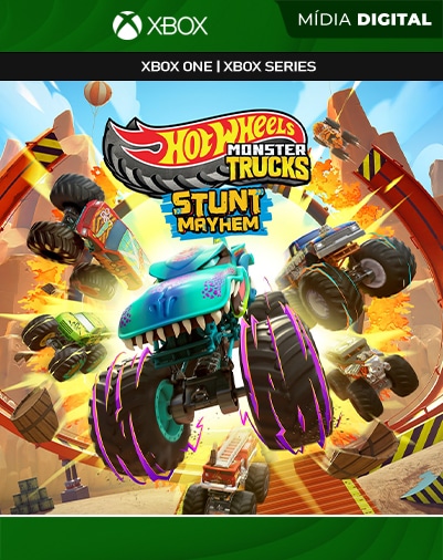 Hot Wheels Monster Trucks Stunt Mayhem - Xbox One / XS - Mídia Digital